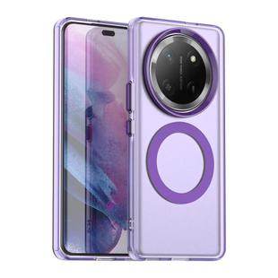 For Honor X9c Candy Magsafe PC Hybrid TPU Phone Case(Purple)