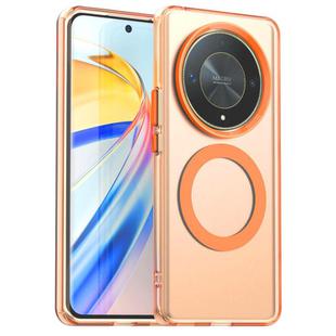 For Honor Magic6 Lite 5G Candy Magsafe PC Hybrid TPU Phone Case(Orange)