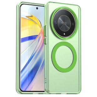 For Honor X9 Candy Magsafe PC Hybrid TPU Phone Case(Green)