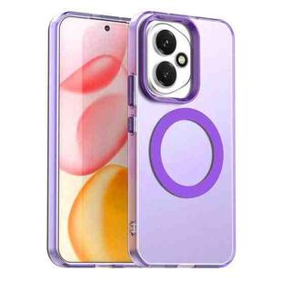 For Honor 400 Global 156.5mm Candy Magsafe PC Hybrid TPU Phone Case(Purple)