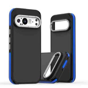 For Google Pixel 9 Pro XL Dual-Color Skin Feel Shockproof Phone Case(Blue)