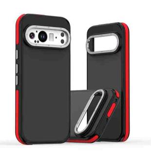 For Google Pixel 9 / 9 Pro Dual-Color Skin Feel Shockproof Phone Case(Red)