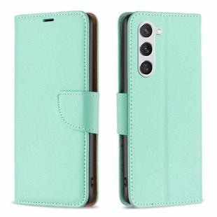 For Samsung Galaxy S25 5G Litchi Texture Pure Color Flip Leather Phone Case(Green)