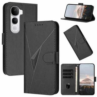 For vivo Y400 Pro 5G Triangle Pattern Buckle Clasp Leather Phone Case(Black)