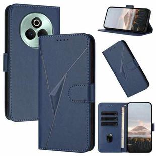 For Realme P3 Pro Triangle Pattern Buckle Clasp Leather Phone Case(Royal Blue)
