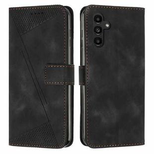 For Samsung Galaxy S25 / S24 5G Dream Triangle Leather Phone Case with Long Lanyard(Black)