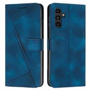 For Samsung Galaxy S25+ / S24+ 5G 5G Dream Triangle Leather Phone Case with Long Lanyard(Blue)
