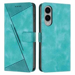 For Samsung Galaxy S25 Edge 5G Dream Triangle Leather Phone Case with Lanyard(Green)