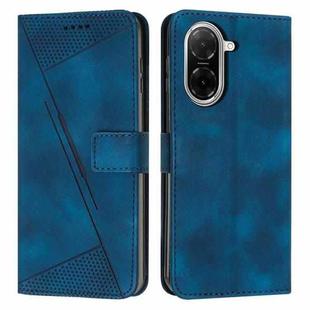 For Redmi A5 4G 171.7mm / Poco C71 Dream Triangle Leather Phone Case with Long Lanyard(Blue)