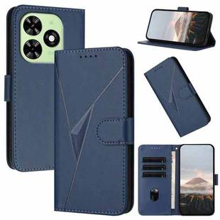 For Tecno Spark Go 2024 Triangle Pattern Buckle Clasp Leather Phone Case(Royal Blue)