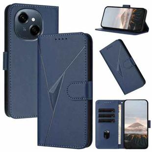 For Tecno Spark Go 2025 Triangle Pattern Buckle Clasp Leather Phone Case(Royal Blue)