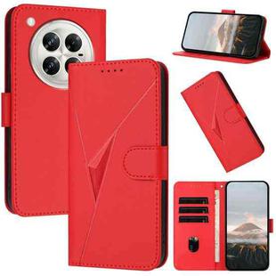 For Infinix Zero 40 4G / 5G Triangle Pattern Buckle Clasp Leather Phone Case(Red)