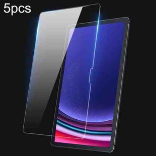 For Samsung Galaxy Tab S10+ 5pcs DUX DUCIS 0.33mm 9H HD Full Screen Tempered Glass Film
