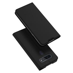 For LG K41S DUX DUCIS Skin Pro Series Horizontal Flip PU + TPU Leather Case, with Holder & Card Slots(Black)