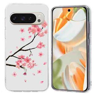 For Google Pixel 8 Colorful Painting Pattern TPU Phone Case(Plum Blossom)