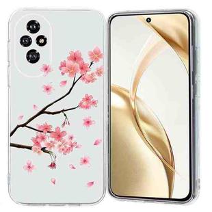 For Honor 200 Colorful Painting Pattern TPU Phone Case(Plum Blossom)