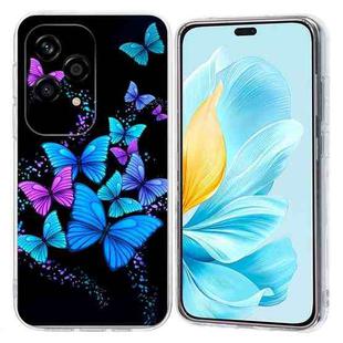 For Honor 200 Lite Global Colorful Painting Pattern TPU Phone Case(Color Butterflies)