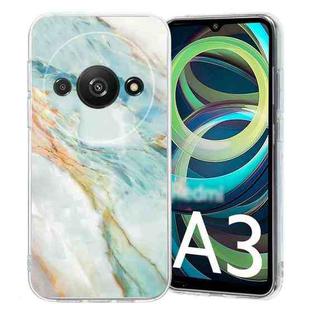 For Redmi A3 Colorful Painting Pattern TPU Phone Case(Marble)