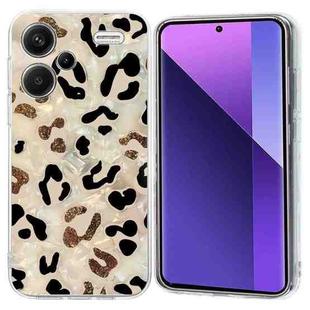 For Redmi Note 13 Pro+ 5G Colorful Painting Pattern TPU Phone Case(Leopard)