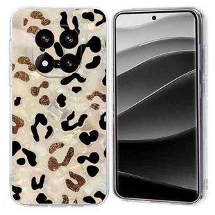 For Redmi Note 14 Pro+ 5G Colorful Painting Pattern TPU Phone Case(Leopard)