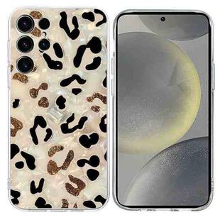 For Samsung Galaxy S25 Ultra 5G Colorful Painting Pattern TPU Phone Case(Leopard)