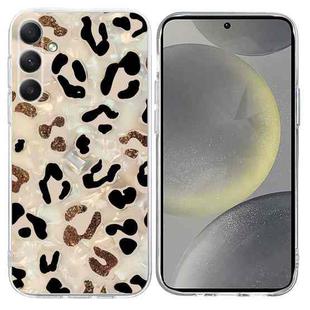 For Samsung Galaxy S24+ 5G Colorful Painting Pattern TPU Phone Case(Leopard)