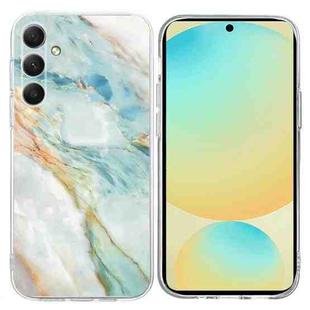 For Samsung Galaxy S24 FE 5G Colorful Painting Pattern TPU Phone Case(Marble)