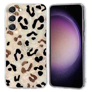 For Samsung Galaxy S23+ 5G Colorful Painting Pattern TPU Phone Case(Leopard)