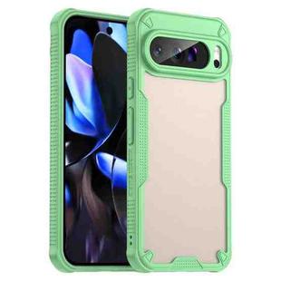 For Google Pixel 9 Pro XL Armor Glaze PC Hybrid TPU Phone Case(Green)