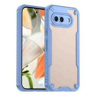 For Google Pixel 9a Armor Glaze PC Hybrid TPU Phone Case(Blue)