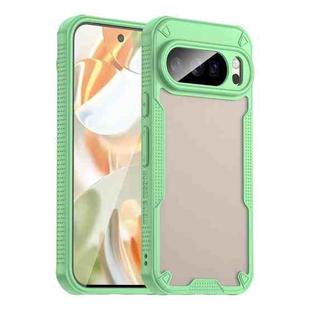 For Google Pixel 10 Pro Armor Glaze PC Hybrid TPU Phone Case(Green)