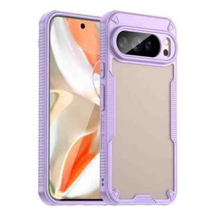 For Google Pixel 10 Pro XL Armor Glaze PC Hybrid TPU Phone Case(Purple)