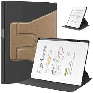 For reMarkable Paper Pro Voltage Holder Rotation Smart Leather Tablet Case(Apricot)