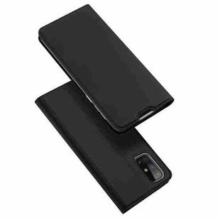 For Samsung Galaxy M31s DUX DUCIS Skin Pro Series Horizontal Flip PU + TPU Leather Case, with Holder & Card Slots(Black)