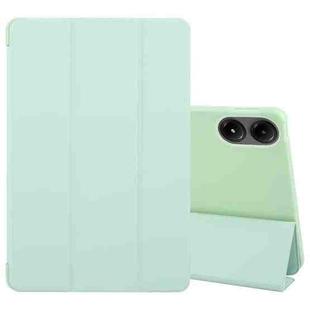 For Honor Pad X8a / X9 Tri-fold Silicone Leather Tablet Case(Green)