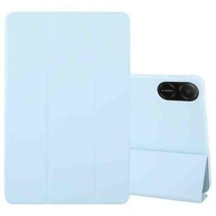 For Honor Pad X8a / X9 Tri-fold Silicone Leather Tablet Case(Ice Blue)
