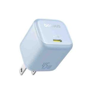 Baseus PicoGo 45W GaN Type-C Fast Charger, US Plug(Blue)