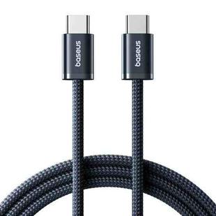 Baseus Smart Series 4 100W Type-C to Type-C Fast Charging Data Cable, Length: 1m(Dark Blue)