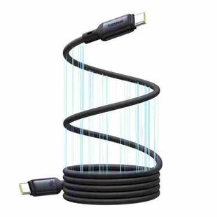 Baseus PicoGo Series 240W Type-C to Type-C Magnetic Liquid Silicone Fast Charging Data Cable, Length: 1m(Black)