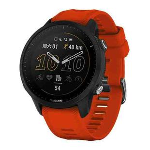 For Garmin Forerunner 955 Official Twill Silicone Watch Band(Red)