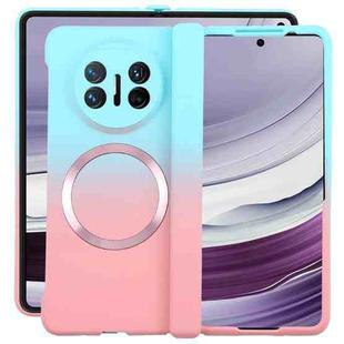 For Huawei Mate X5 / X3 Liquid PC Gradient MagSafe Phone Case(Blue Pink)