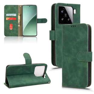 For Xiaomi 15 Skin Feel Magnetic Flip Leather Phone Case(Green)