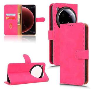 For Xiaomi 15 Ultra Skin Feel Magnetic Flip Leather Phone Case(Rose Red)