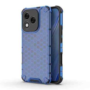 For Honor 400 Lite Honeycomb Shockproof Phone Case(Blue)