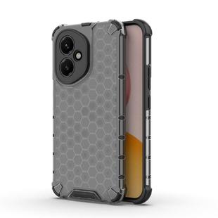For Honor 400 Global 156.5mm Honeycomb Shockproof Phone Case(Black)