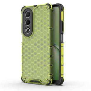 For OPPO K12x 5G Global Honeycomb Shockproof Phone Case(Green)