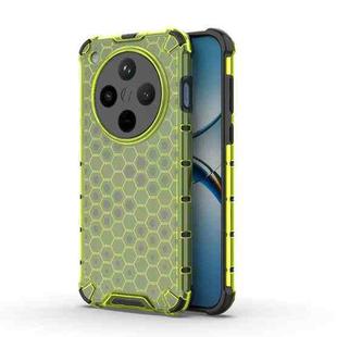 For OPPO Find X8 5G Honeycomb Shockproof Phone Case(Green)