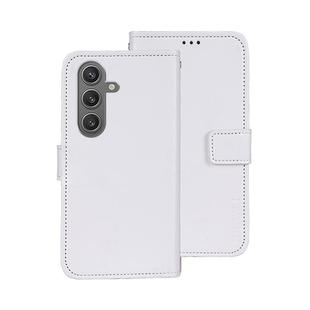 For Samsung Galaxy S25 5G idewei Crazy Horse Texture Leather Phone Case(White)