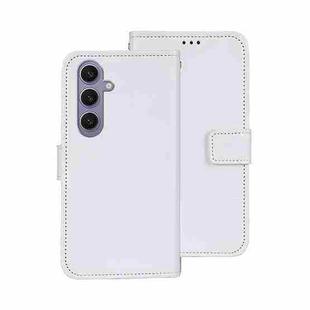 For Samsung Galaxy S25+ 5G idewei Crazy Horse Texture Leather Phone Case(White)