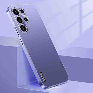 For Samsung Galaxy S25 Ultra 5G Streamer Series Micro Frosted Metal Paint PC Phone Case(Dark Purple)